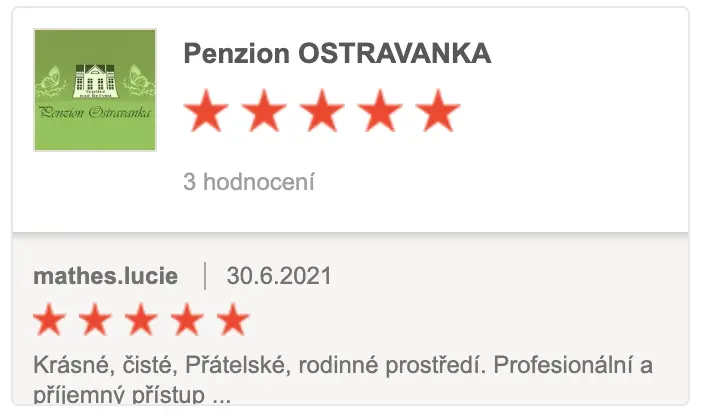 Hodnocení Penzionu Ostravanka na Najisto.cz